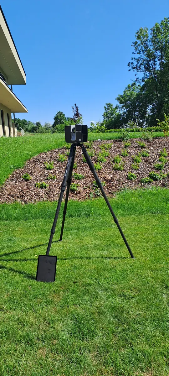 3D-Laseraufmaß bei einem Stahlbau-Projekt