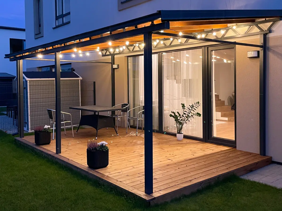 Terrassenüberdachungen Graz · Stahlbau Pittler